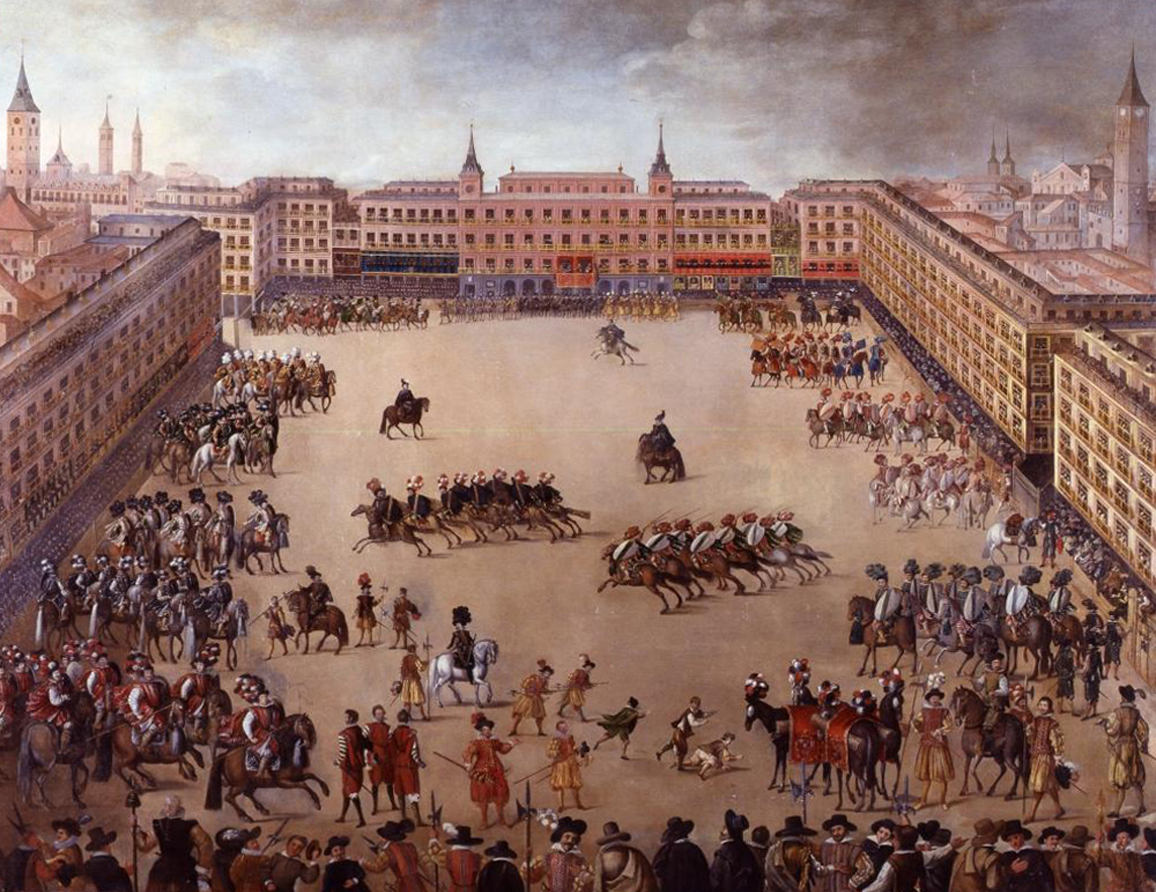 Fiesta Real en la Plaza Mayor. Juan de la Corte. 1623. Museo de Historia.