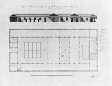 Reforma del Matadero de Cerdos del Rastro. Arquitecto: Juan Sánchez Pescador, 1848. (AVM 0’49-1-23)