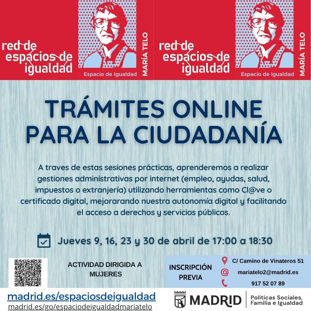 Cartel con la misma informaci&oacute;n que la publicada en web