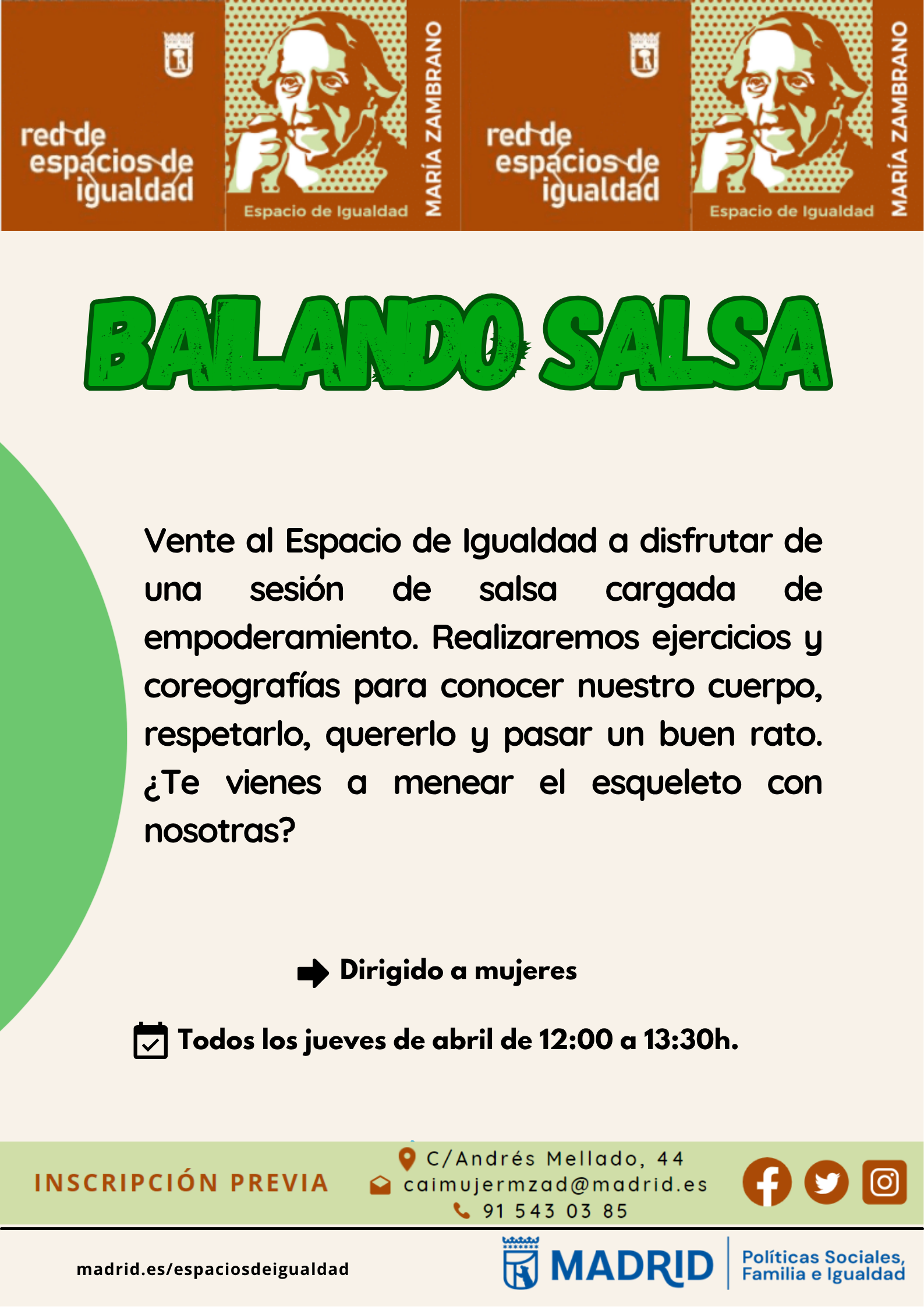 Cartel con la misma informaci&oacute;n que la publicada en web